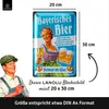 LANOLU Blechschilder retro Bier Bar Deko, Metallschilder Produktbild-Vorschau 4