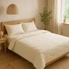 Bettdecke - Winter - 200x200 cm - Warm - Creme - aus Produktbild-Vorschau 9