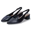 Tamaris dámské lodičky kožené slingback na špičatém Náhled obrázku produktu 22