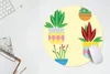 MuchoWow® Mauspad Mousepad Pflanzen - Blumentopf - Muster - Produktbild-Vorschau 5