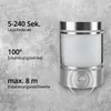 Grafner Design Edelstahl Wandlampe mit Bewegungsmelder und Produktbild-Vorschau 5