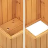 Relaxdays Vyvýšený záhon, stupňovitý, 4 kvetináče, záhrada, Náhľad obrázku produktu 6
