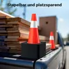 Wiltec dopravný kužeľ 45 cm vysoký 6 kusov, smerový kužeľ Náhľad obrázku produktu 6