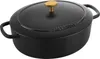 BALLARINI BELLAMONTE Cast iron pot oval 4.5 ltr  black Voir les images du produit 8