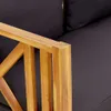 vidaXL Zahradní lavice se třemi sedadly a polštářem 179 cm, Náhled obrázku produktu 6