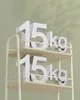 VASAGLE boční vozík, vozík s košem, kolečka s brzdou Náhled obrázku produktu 6