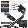 Primewire platte patchkabel CAT 8 met katoenen omhulling - Productafbeelding-voorbeeld 2
