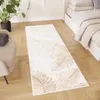Tapiso Läufer CRYSTAL Modern Beige Gold Braun Wohnzimmer  Produktbild-Vorschau 4