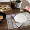 Abwaschbare Tischsets 8er Set Landhaus-Stil Lavendel Produktbild-Vorschau 5