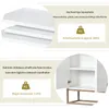 CDGlobal Kommode Sideboard mit 4 Türen und verstellbaren Produktbild-Vorschau 6