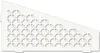 Schlüter SES3D5MBW-E-S3 Repose Floral 62x295x154mm Blanc Voir les images du produit 1