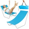 Liegestuhl für Strand, Gartenliege aus Stahl klappbar mit Produktbild-Vorschau 1