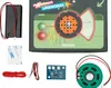 A collection of electronic components and a product box for a lie detector experiment kit. Produktbild-Vorschau
