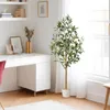 Kunstpflanze Olivenbaum 120 cm,Realistische Olive mit Produktbild-Vorschau 8