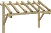 A wooden pergola structure against a white background. Produktbild-Vorschau