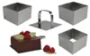 Dessert- und Speisering Set Quadrat Produktbild-Vorschau 1