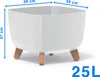 Prosperplast Gracia Square Blumentopf mit abnehmbaren Produktbild-Vorschau 9