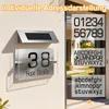 Solar Hausnummer mit LED, beleuchtete Hausnummer aus Produktbild-Vorschau 7