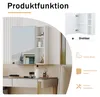 okwish Závěsná zrcadlová skříňka, koupelnová skříňka, Náhled obrázku produktu 5