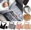 Baby Schlafsack für Kinderwagen Winter Gestrickt Schlafsack Produktbild-Vorschau 1