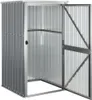 vidaXL Záhradný prístrešok Grey 88x89x161 cm Pozinkovaná Náhľad obrázku produktu 5