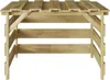 vidaXL Garaż na kosiarkę brązowy 84 x 80 x 56 cm Podgląd zdjęcia produktu 5