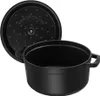 Staub Cocotte, Schwarz, Eisenguss, 22 cm, 4,1 kg Produktbild-Vorschau 4