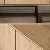 TV-Wand in Eiche mit Vitrinenschrank inkl. Beleuchtung, Produktbild-Vorschau 5