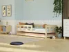 Holzeinzelbett FENCE 4-in-1 mit Barriere und Ausziehbett Produktbild-Vorschau 1