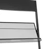 Porte-revues au sol Noir 4 étages avec roulettes Voir les images du produit 9