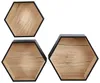 Wandregal BEN, 3er-Set aus MDF, modern, 37 cm breit, 32,2 Produktbild-Vorschau 3