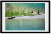 Bild 60x40 MDF-Rahmen, Wandkunst Enten Wasser Produktbild-Vorschau 1