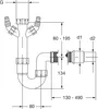 Haas PP-Spülensiphon Geruchsverschluss 2820, mit flexiblem Produktbild-Vorschau 3