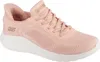 A single pink Skechers sneaker with a white sole is shown against a white background. Voir les images du produit