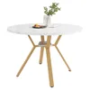 okwish: Tavolo da pranzo, tavolo da cucina, tavolo rotondo Anteprima dell’immagine prodotto 2