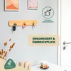 stojan na klíče eluno, magnetický stojan na klíče z bambusu Náhled obrázku produktu 3
