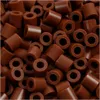 Fotoperlen, Größe 5x5 mm, Lochgröße 2,5 mm, Schokolade Produktbild-Vorschau 1
