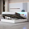 okwish LED Polsterbett 160x200 Bett mit Bluetooth-Player Produktbild-Vorschau 4