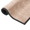 vidaXL Fußmatte Beige 60x80 cm Produktbild-Vorschau 3
