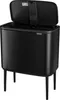 Brabantia Mülleimer Bo Touch Bin schwarz matt, 11 + 23 L Produktbild-Vorschau 3