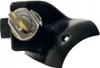 A black security lock with a silver and yellow key mechanism is shown against a white background. Podgląd zdjęcia produktu