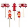 Camion de pompiers 5 bougies Voir les images du produit 1