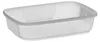 100x Rechteckbecher klar 125 ml (PP) Produktbild-Vorschau 1