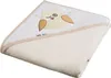 Babyhandtuch 100x100 Akuku beige mit Eule Produktbild-Vorschau 1
