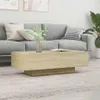 vidaXL Table basse en chêne Sonoma 100x49,5x31 cm Matériau Voir les images du produit 2