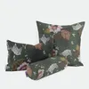 SCHÖNER LEBEN. Kissenhülle ZOOP Blumen Zebra grün braun Produktbild-Vorschau 2