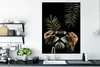 MuchoWow® Poster Tiger - Porträt - Pflanzen 90x120 cm - Produktbild-Vorschau 3