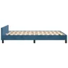 vidaXL Struttura letto senza materasso blu scuro 120x200 cm Anteprima dell’immagine prodotto 5