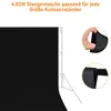 Fotohintergrund Schwarz 2x3m, Foto Hintergrund Kulisse Produktbild-Vorschau 3
