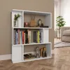 vidaXL Bücherregal/Raumteiler Weiß 80x24x96 cm Produktbild-Vorschau 2